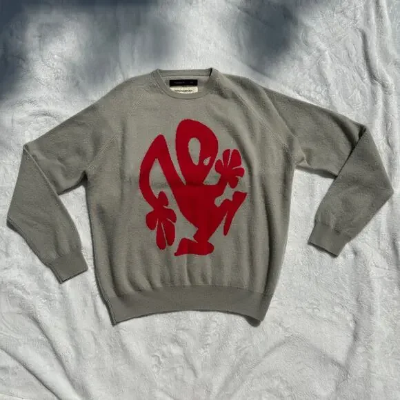 Frenckenberger x Richie Hawtin Plastikman Boyfriend Sweater Sz XS 100% Cashmere - Picture 6 of 16